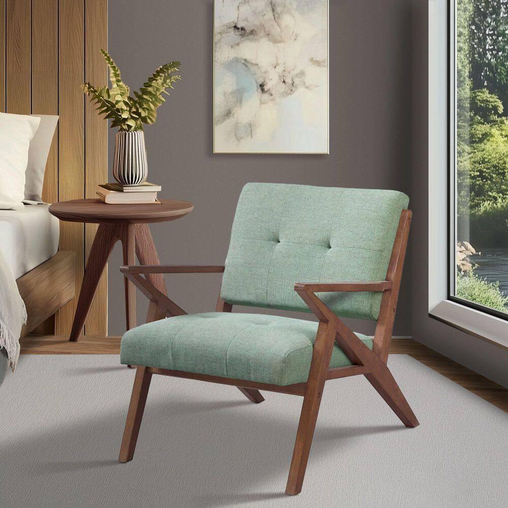 Desi Retro Button Tufted Armchair