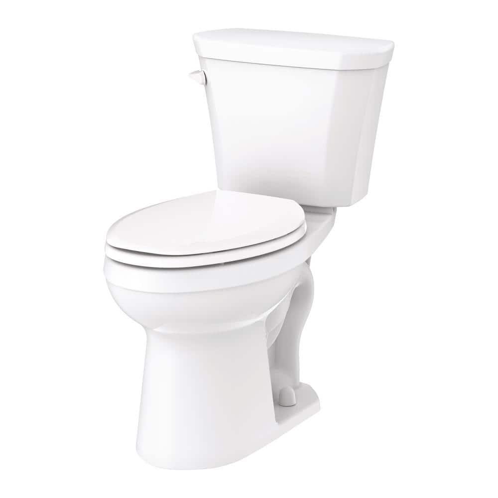 Gerber Gws31518 Viper 1.28 Gpf Two Piece Elongated Chair Height Toilet - White