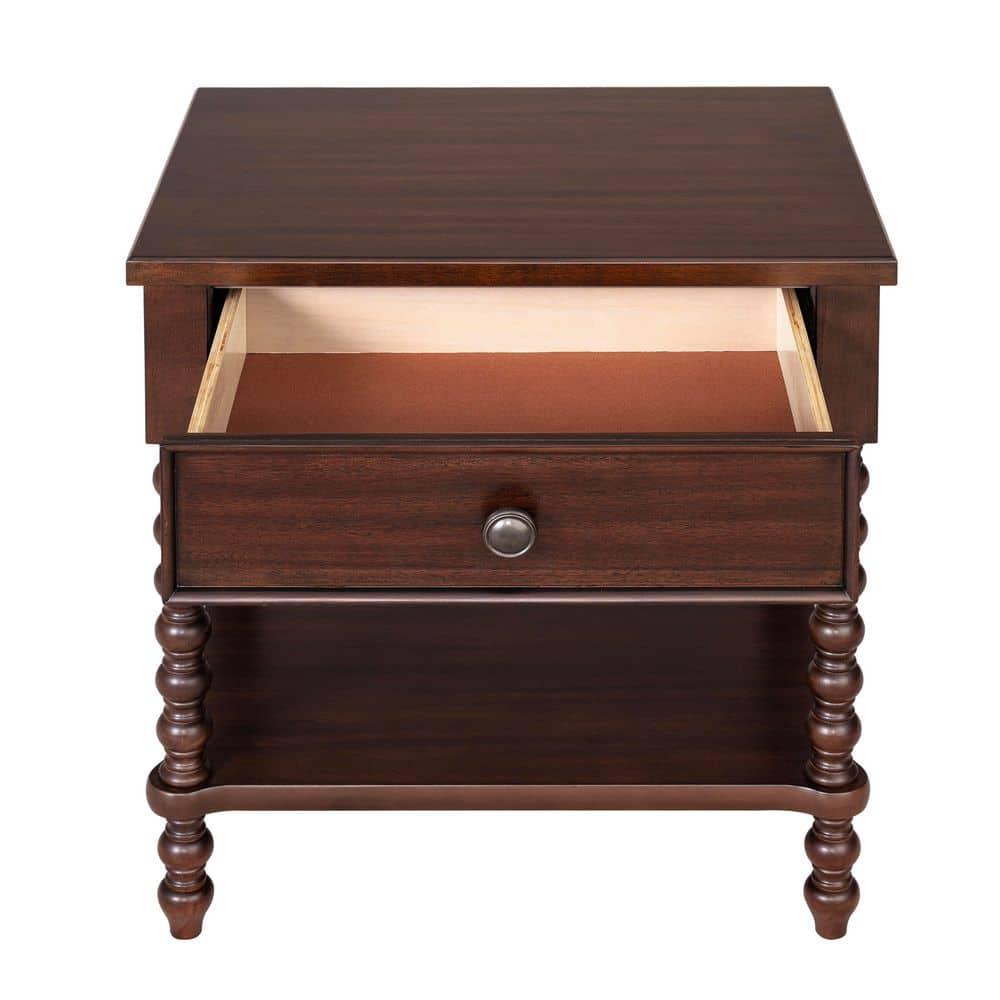 Beckett One Drawer Solid Wood Nightstand