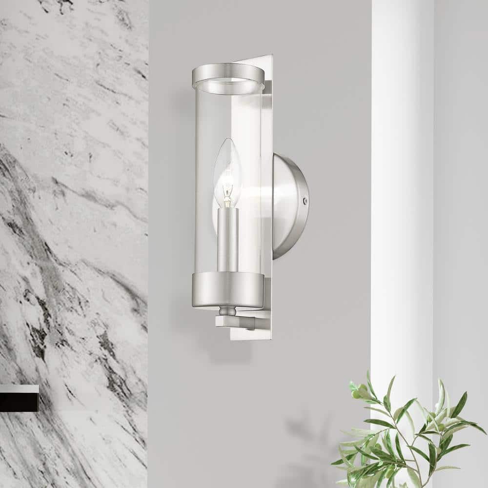 Livex Lighting Castleton 1 - Light Sconce in  Brushed Nickel