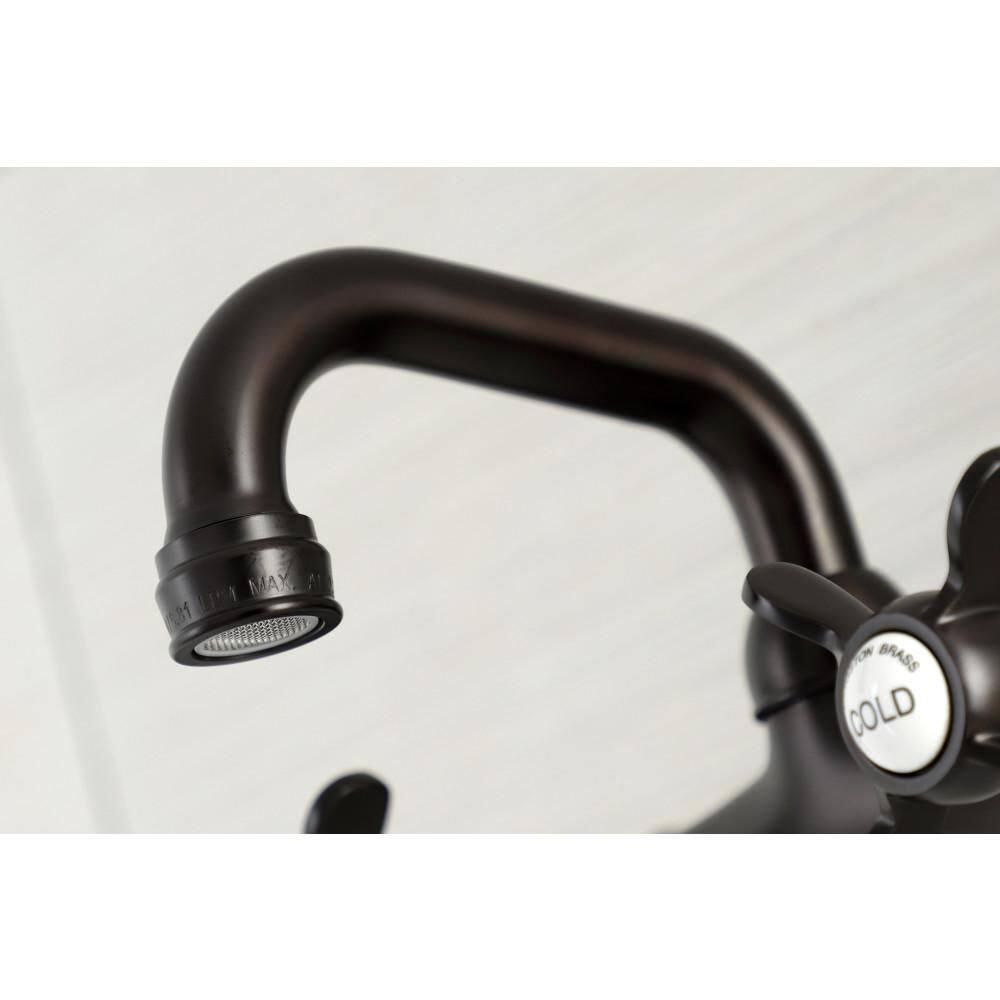 Kingston Brass Kingston Two-Handle 2-Hole Wall Mount Bar Faucet
