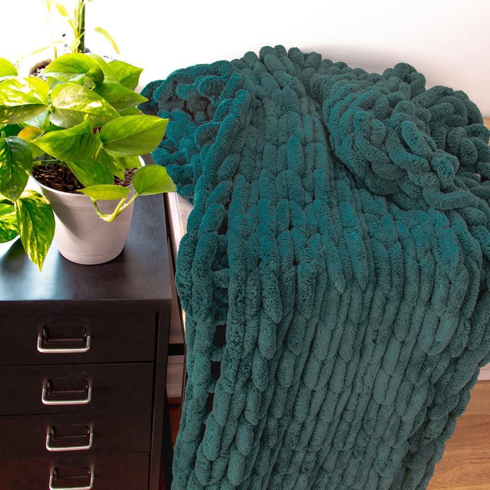 Donna Sharp Chenille Knitted Chenille Throw