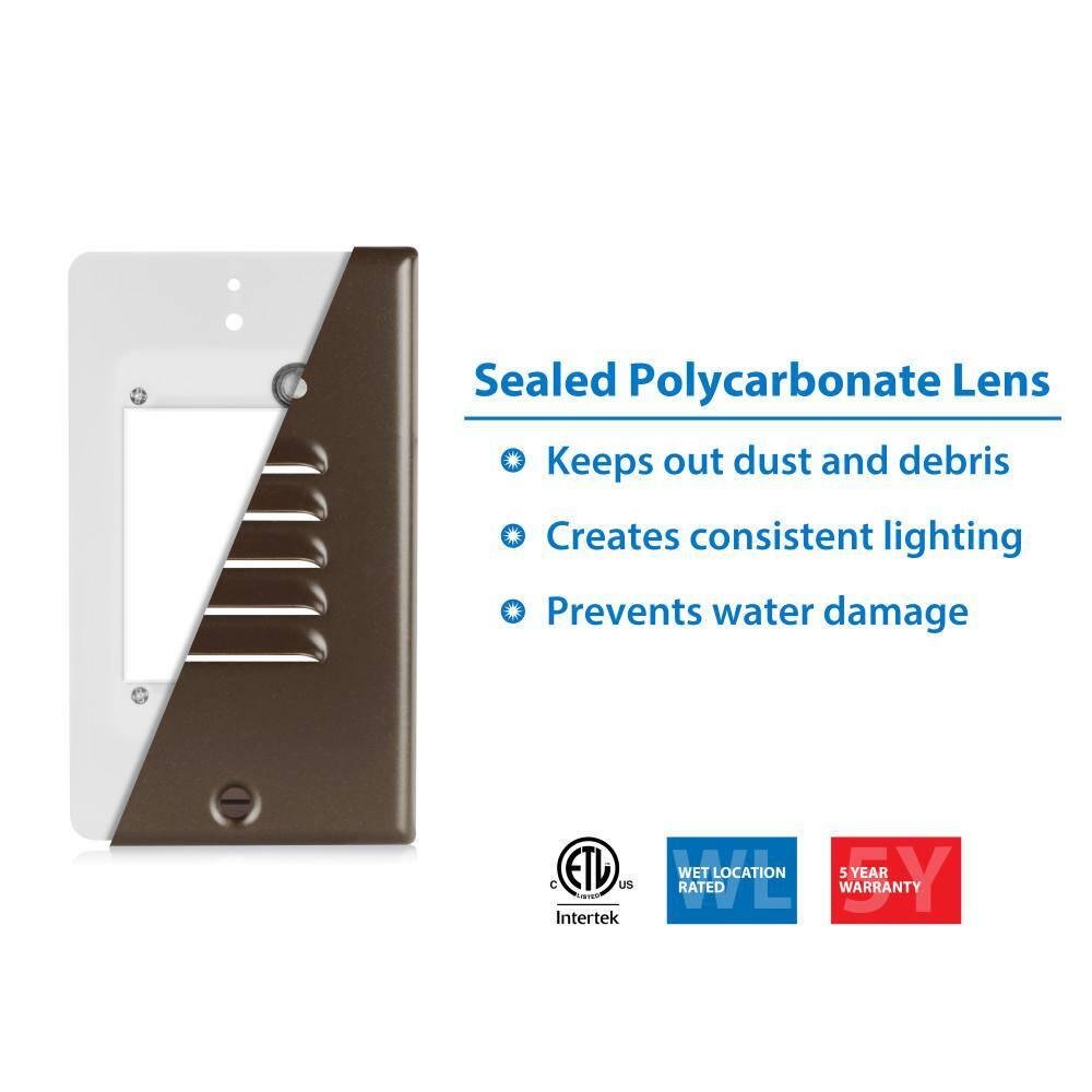 NICOR Lighting Integrated LED Step Light