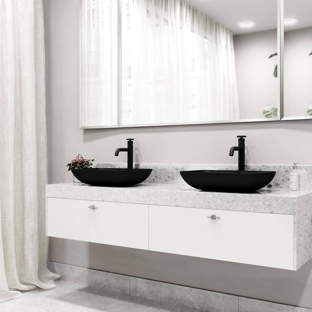 Ruxton 12" H Single Handle Vessel Sink Bathroom Faucet