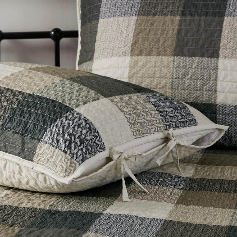 Madison Park Ridge 3 Piece Reversible Plaid Daybed Cover Set