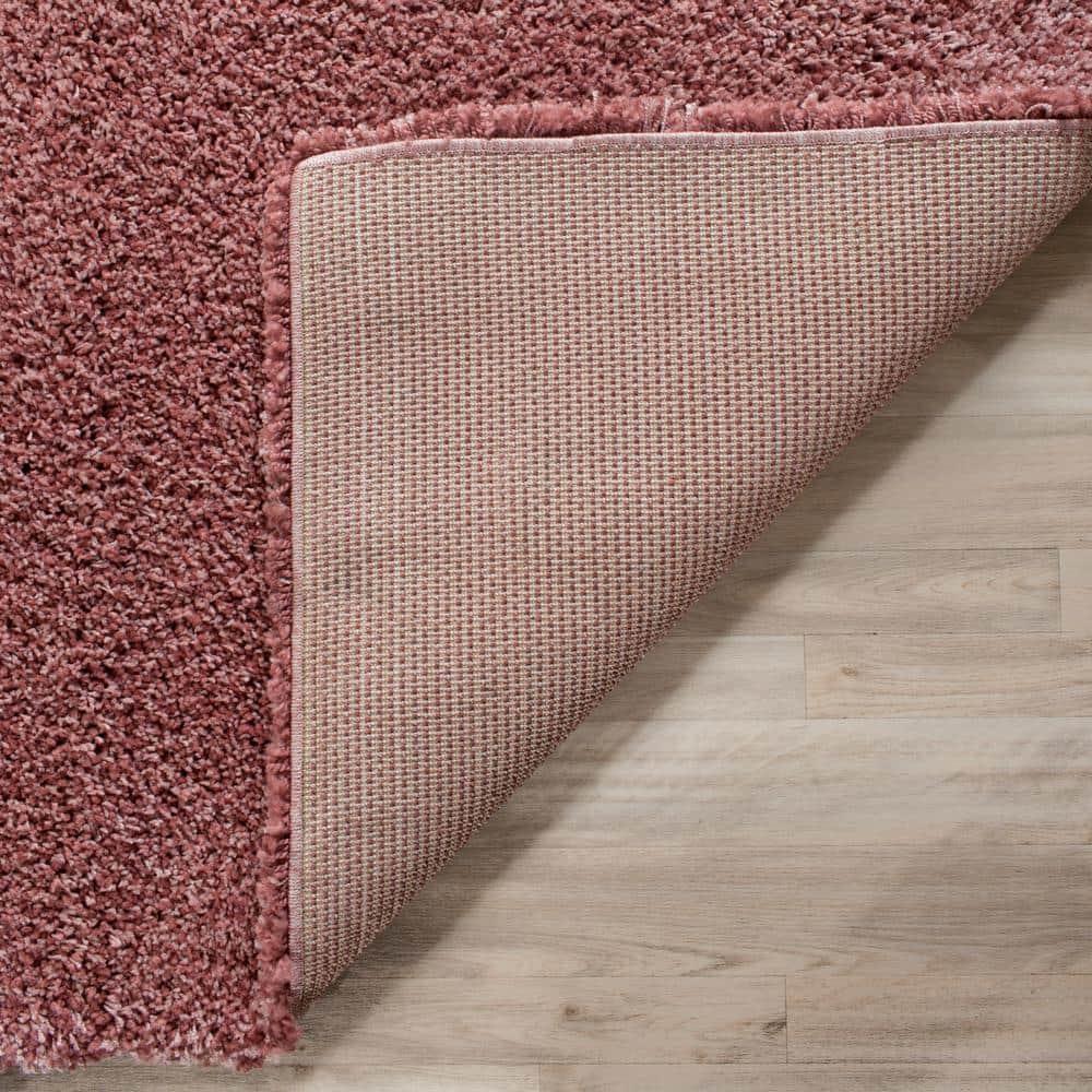 Shag SG151 Power Loomed Accent Rug - Rose - 2'3"x5' - Safavieh.