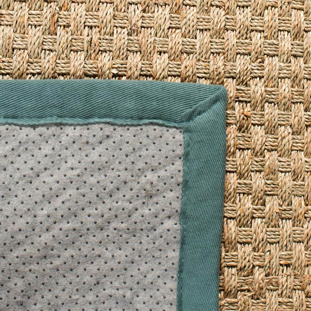 Natural Fiber NF114 Power Loomed Indoor Accent Rug - Natural/Light Blue - 2'x3' - Safavieh.