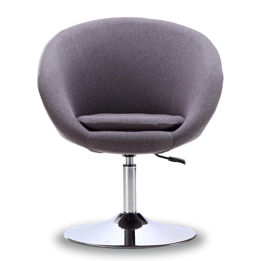 Ivy Bronx Sior Upholstered Swivel Barrel Chair
