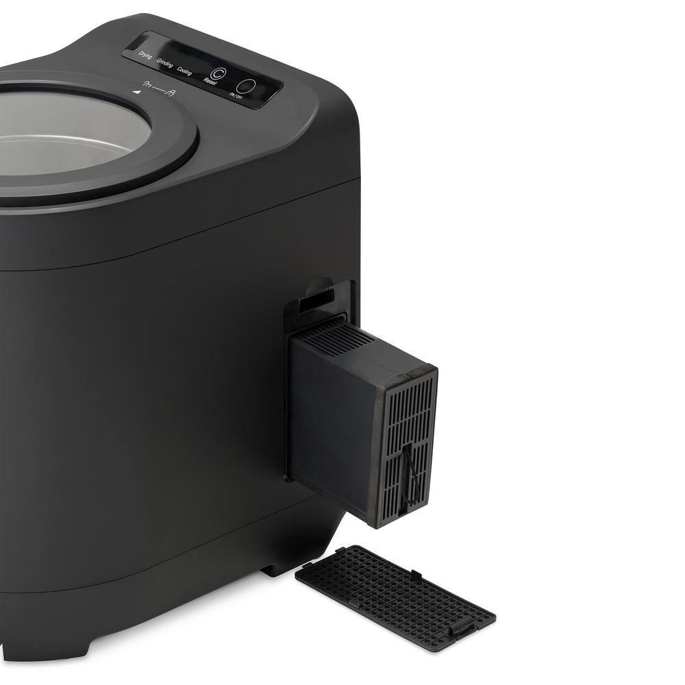 Newair Luma Electric Kitchen Composter 2.5L Capacity Odorless Countertop Compost Bin, Lid Clear-View Window