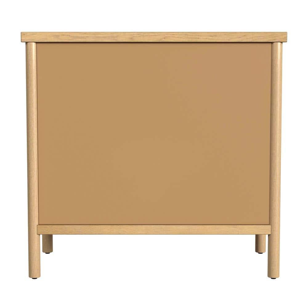 Butler Specialty Company Lennon 3 Drawer Rounded Leg Wood Dresser - Natural