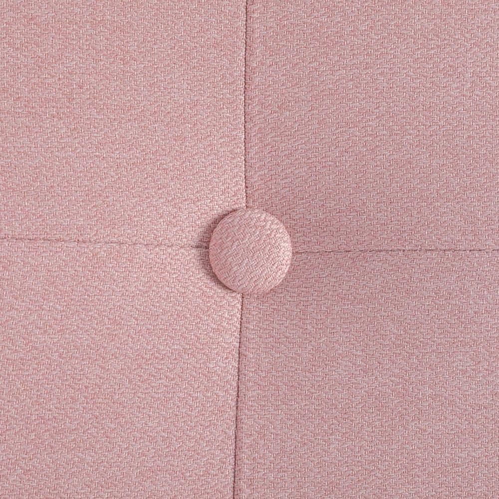 Convenience Concepts Take a Seat Natalie Accent Chair, Pearl Pink Fabric/Espresso