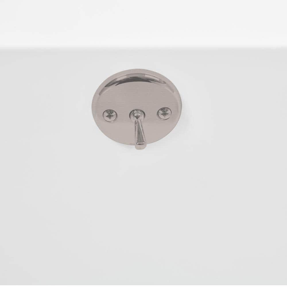 60" x 32" Acrylic Soaking Drop-In Bathtub, Drain Included