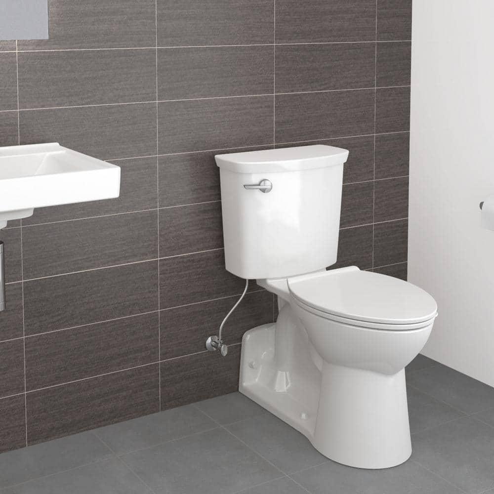 American Standard Yorkville 1.28 Gallons GPF Elongated Chair Height Floor Mounted Kit (Seat Not Included)