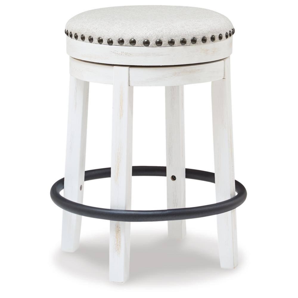 Daiah Swivel Upholstered Counter Stool