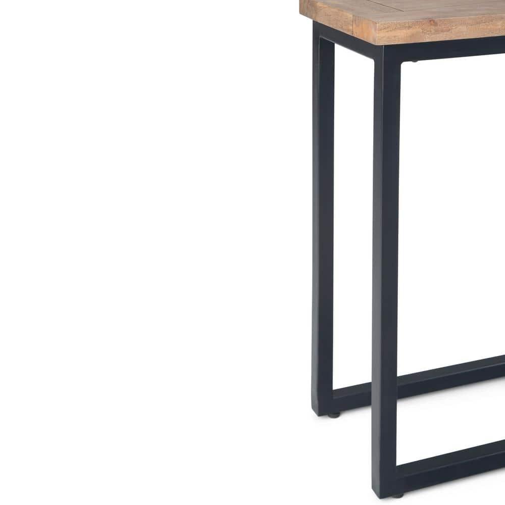 Simpli Home Skyler Solid Mango Wood C Side Table & Reviews | Wayfair