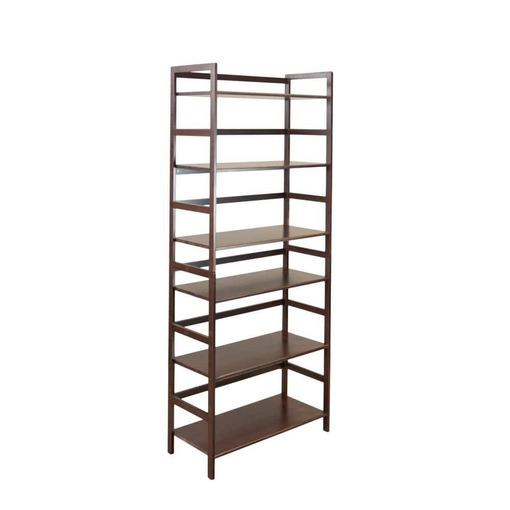 Eccostyle 3-Tier Bamboo Frame Stackable Bookshelf - Caramel