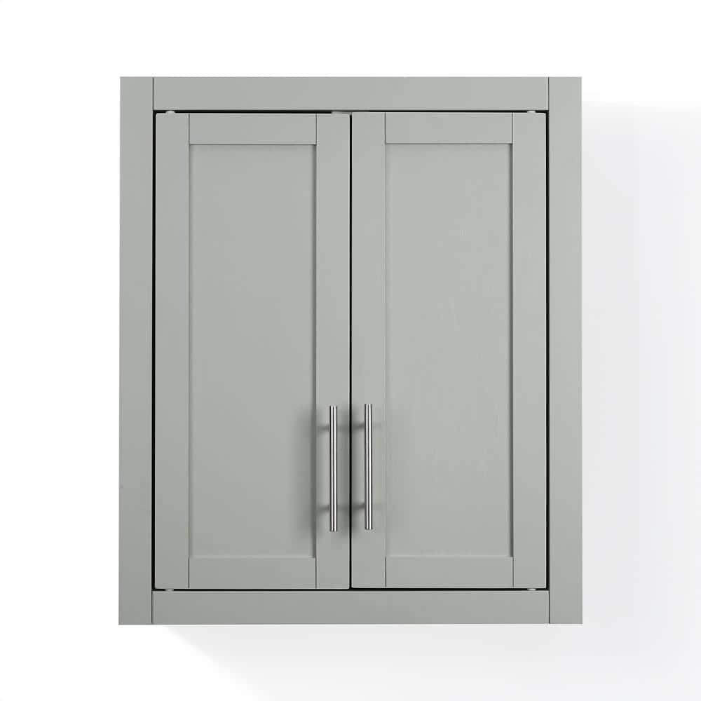 Savannah Wall Cabinet Gray - Crosley