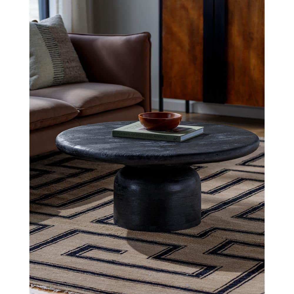 Birch Lane™ Ardo Solid Wood Pedestal Coffee Table & Reviews | Birch Lane