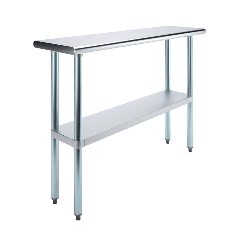 Amgood Stainless Steel Top Workbench