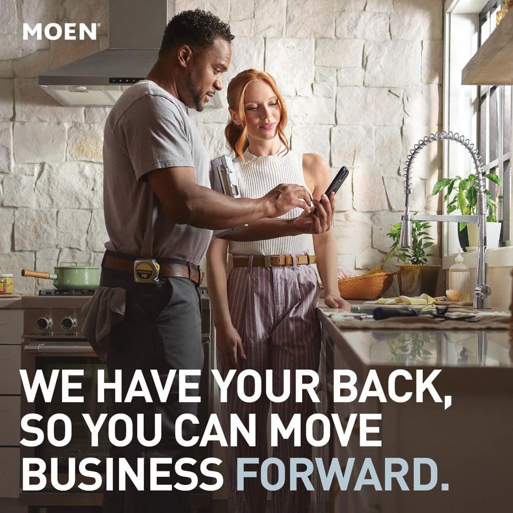 Moen Moen Banbury 4 in. Centerset Double Handle Bathroom Faucet 84943BRB