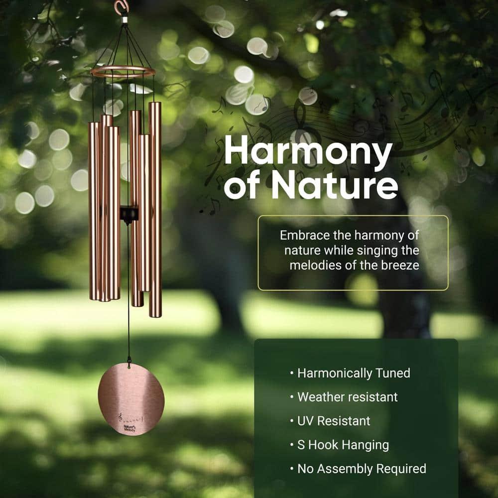 Nature's Melody Nature's Melody Tuned 6-Tube Outdoor Wind Chimes