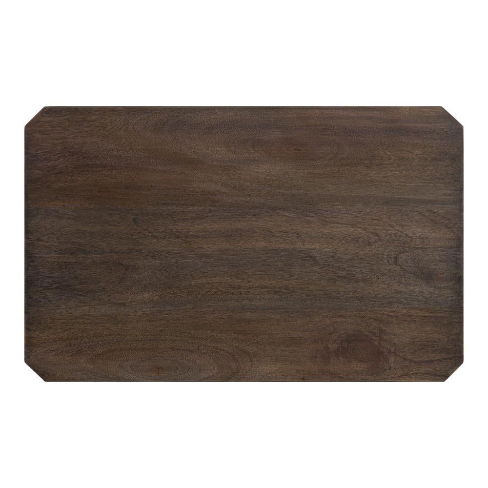 Kate and Laurel Talcott Rectangle Wood Side Table, 22x14x26, Gray
