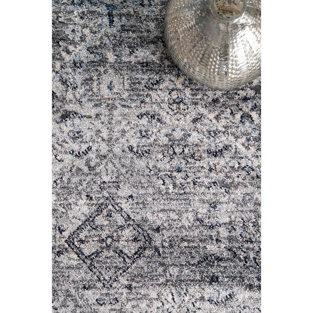 Nuloom Doris Geometric 9x12 Indoor Area Rug for Living Room Bedroom Dining Room Kitchen, Grey/Ivory