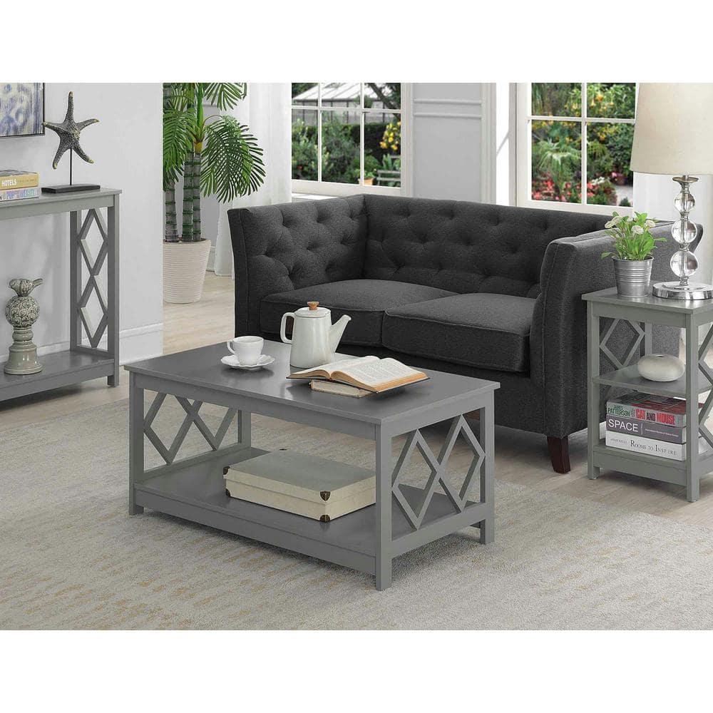 Diamond Coffee Table, Gray