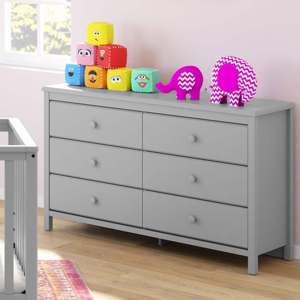 Alpine 6 Drawer Double Dresser