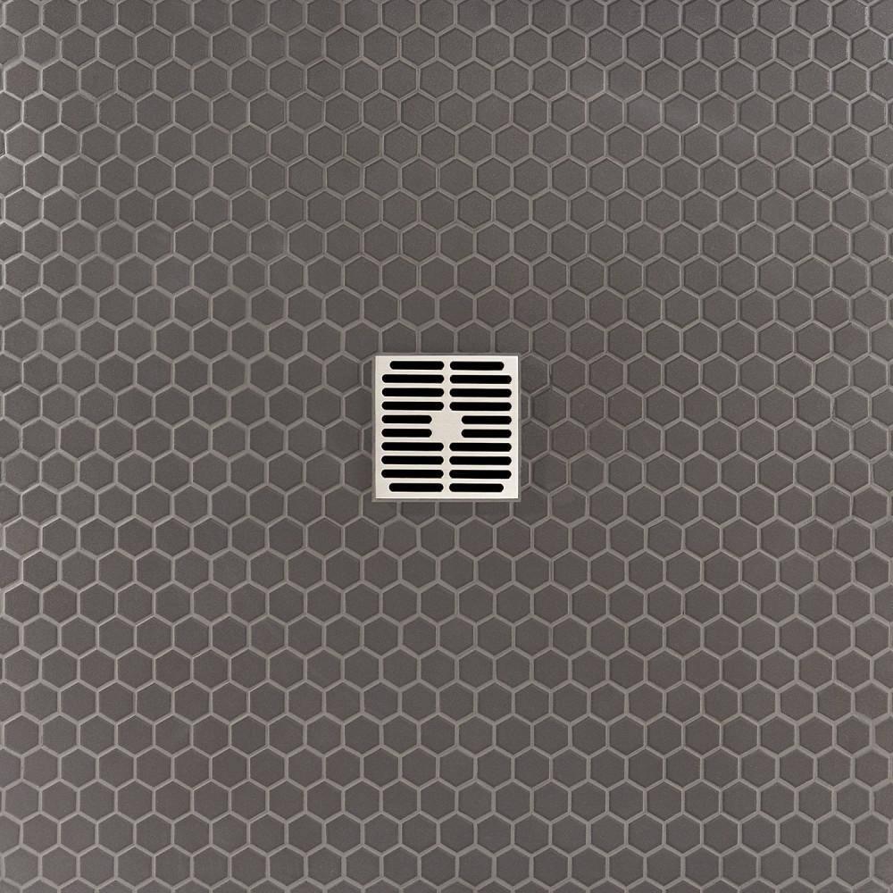 Slim 10.23" x 11.81" Matte Porcelain Floor and Wall Mosaic Tile