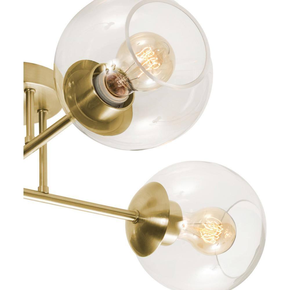 AFX - Jamie 4- Light Ceiling Semi Flush in Contemporary-Modern-Transitional
