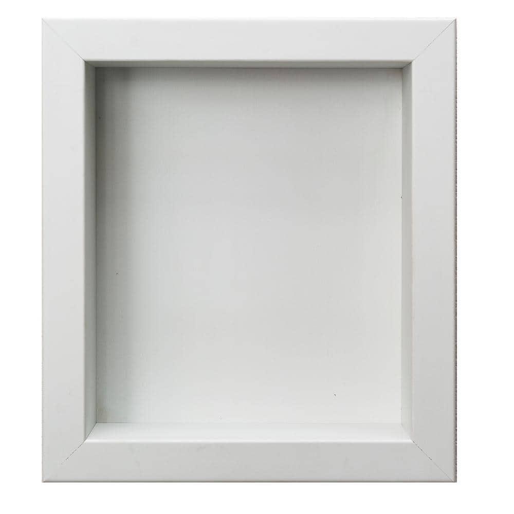 Palisade 17.5 in. x 15.5 in. Vinyl Waterproof Shower Niche Insert
