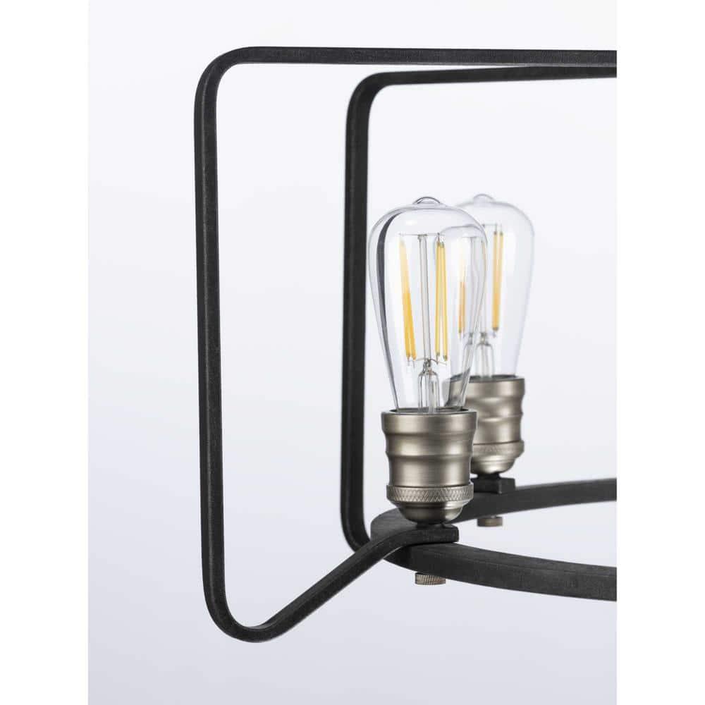 P400154-071-Progress Lighting-Foster - Chandeliers Light - 6 Light in Farmhouse style - 30 Inches wide by 14 Inches high -Traditional Installation