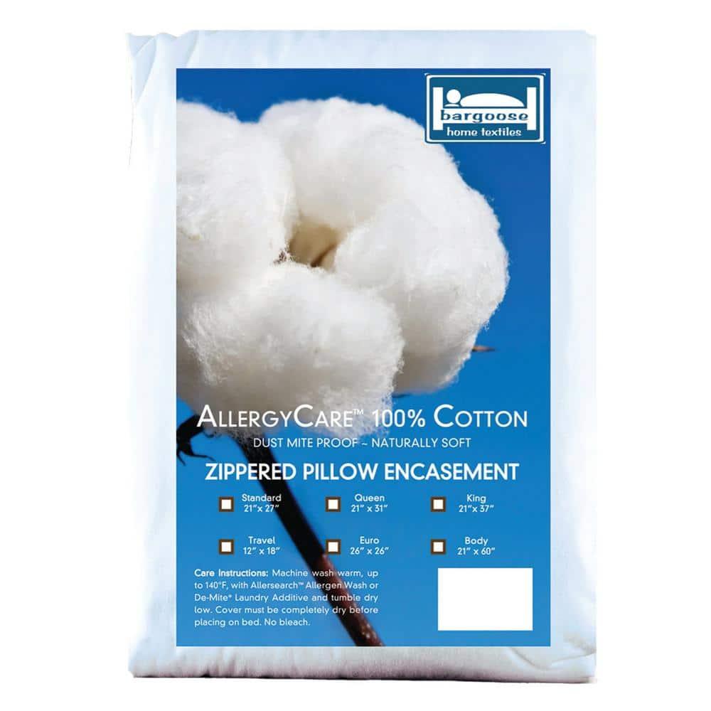 Bargoose Home Textiles Allergy Care Cotton Pillow Protector