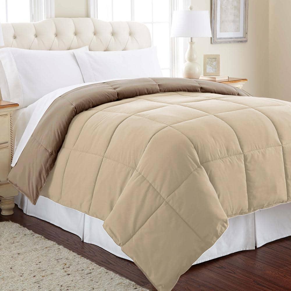 Modern Threads Modern Threads Sanctuary by PCT Down Alternative Microfiber Quilted Reversible Comforter & Duvet Insert - Soft, Comfortable Alternative to Goose Down - Bedding for All Seasons