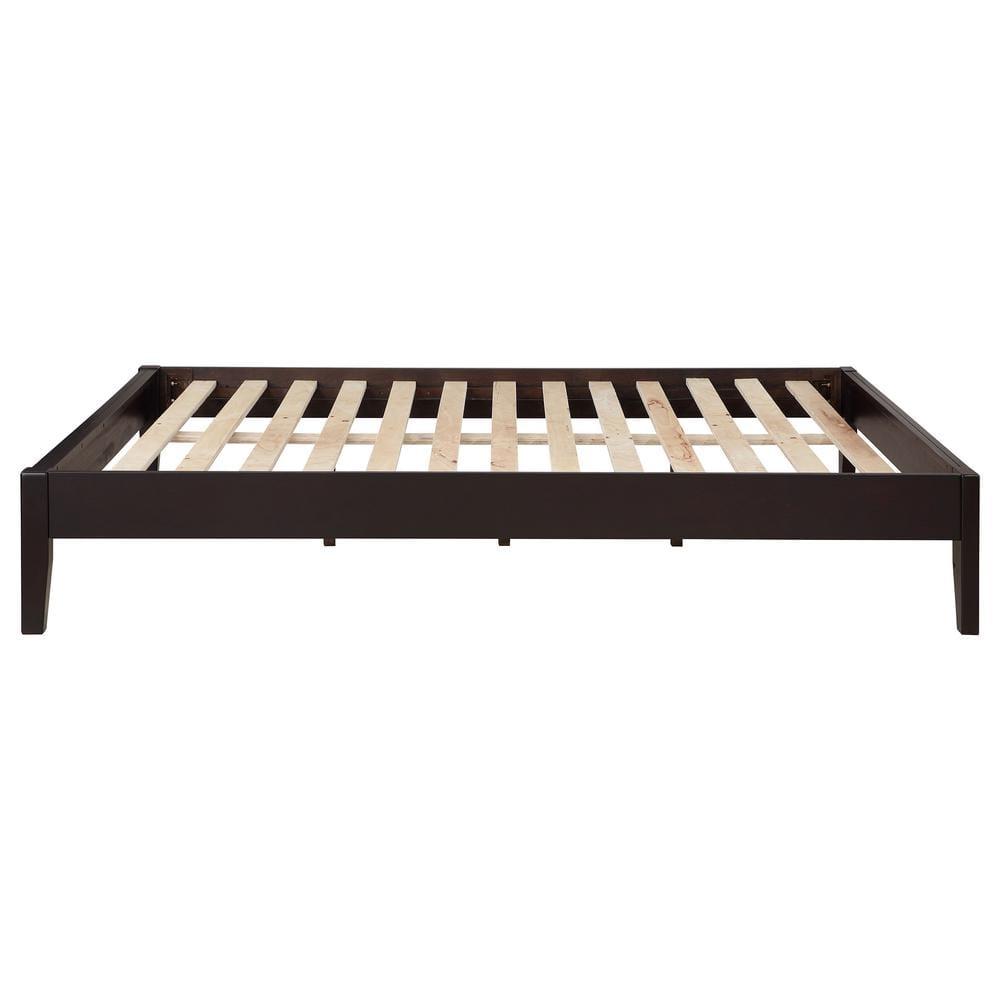 Platform Bed, Eastern King Bed, Cappuccino