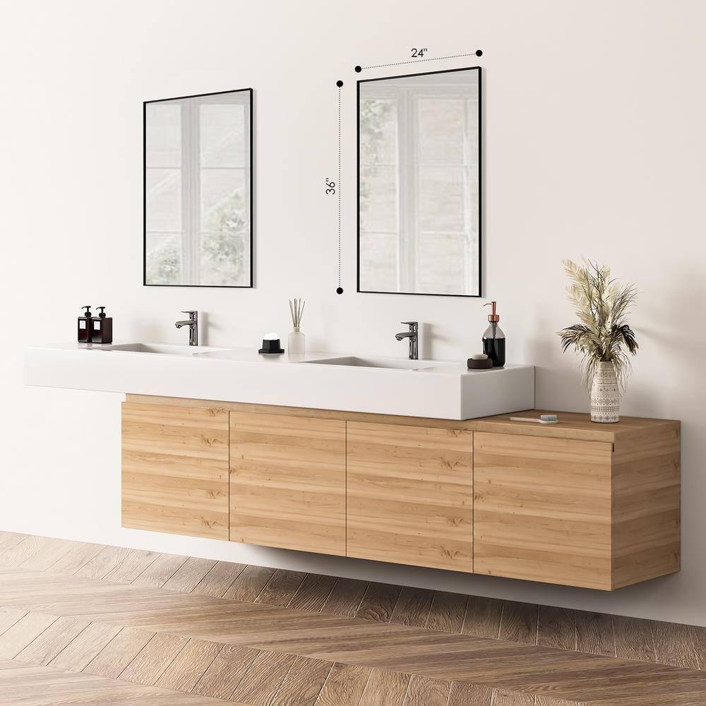 Altair Metal Flat Wall Mirror