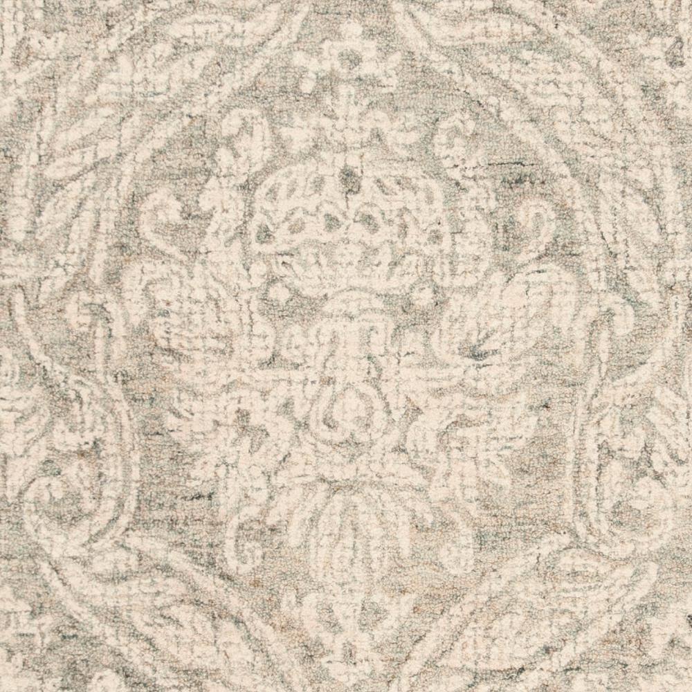 Rosemarie Abstract Handmade Tufted Wool Gray/Ivory Area Rug