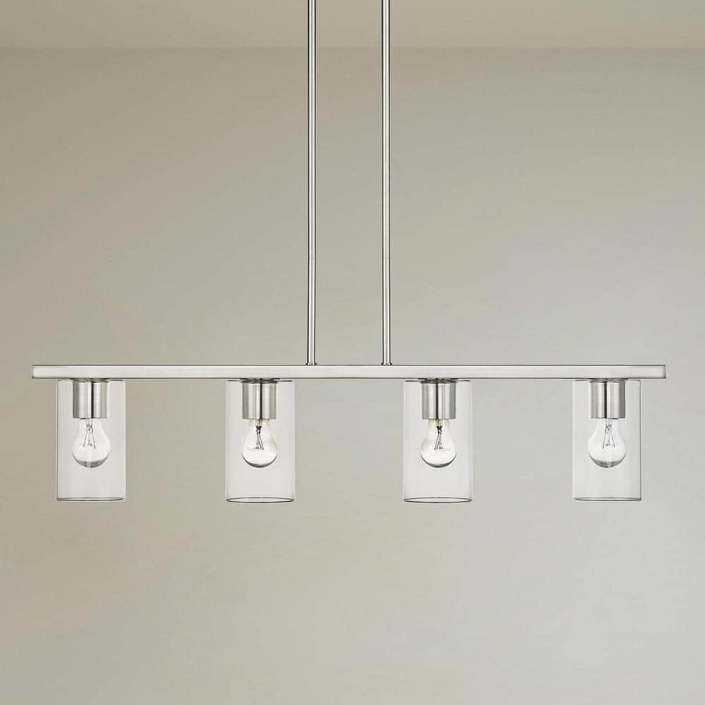 Livex Lighting Zurich 4 - Light Chandelier in  Brushed Nickel