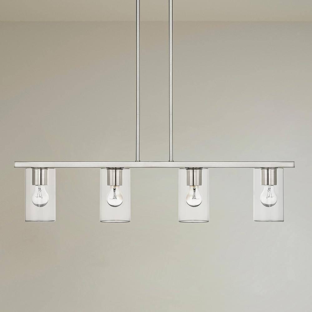 Livex Lighting Zurich 4 - Light Chandelier in  Brushed Nickel