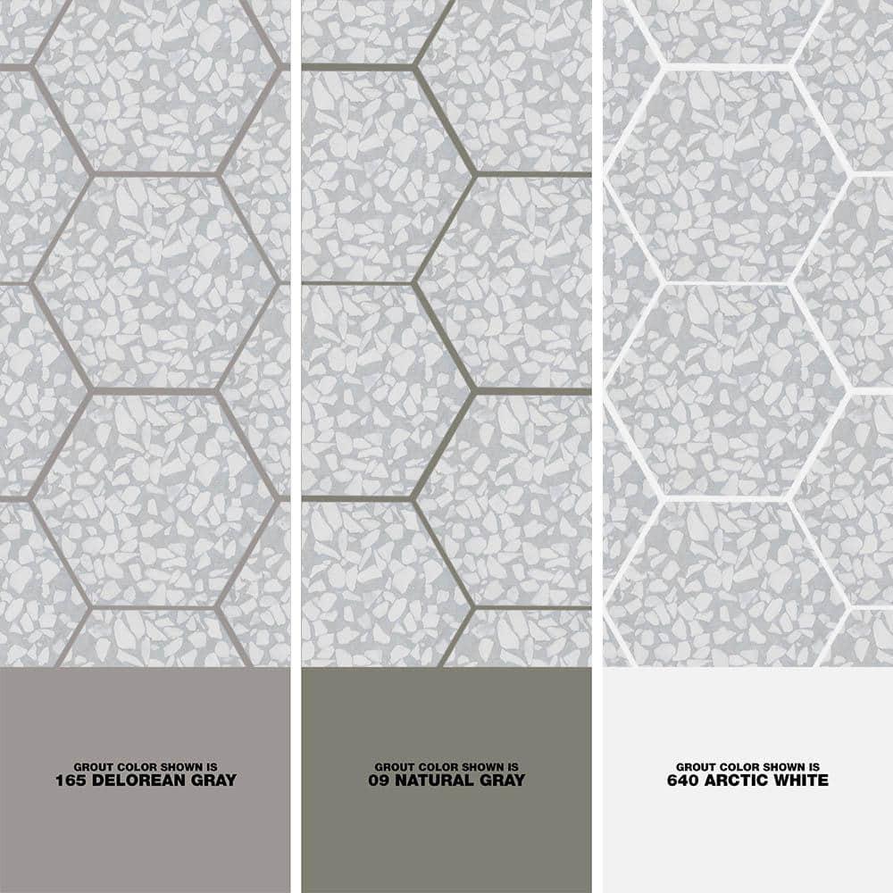 Jurassic Hex 9" Terrazzo Look Porcelain Floor & Wall Tile (8.07 Sq. Ft. / Case)