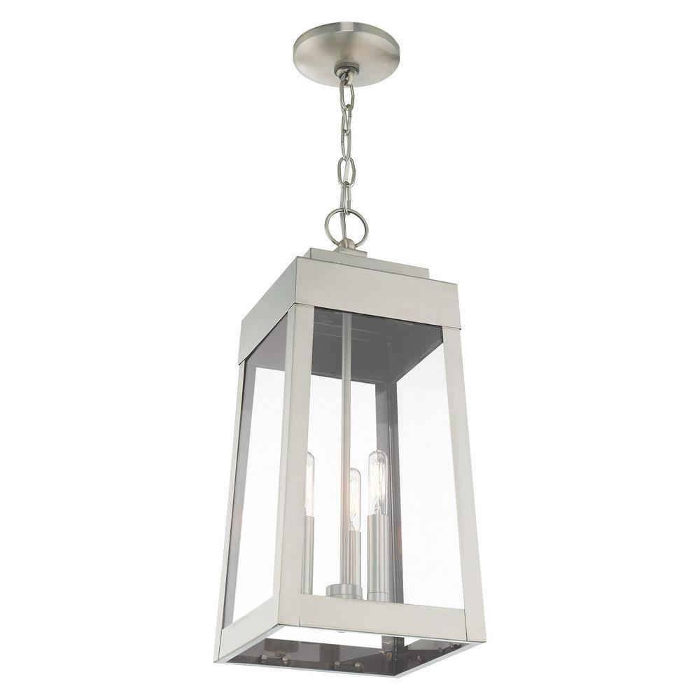 Livex Lighting Oslo 3 - Light Pendant in  Brushed Nickel