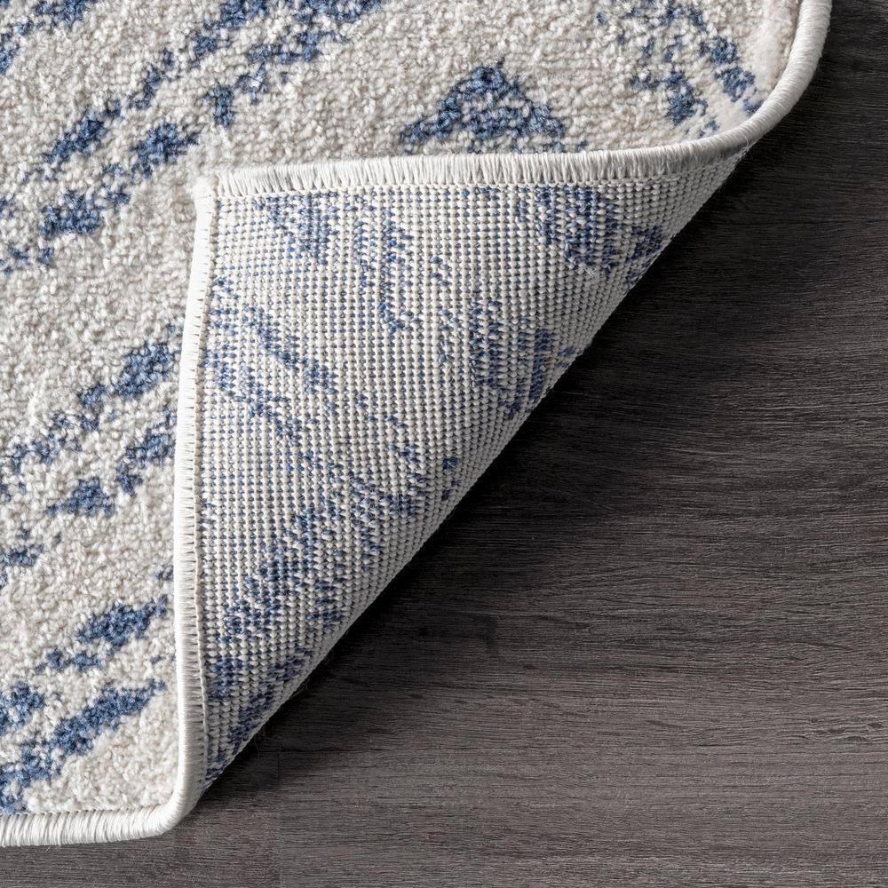 Nuloom Rosanne Chevron 7x9 Indoor Area Rug for Living Room Bedroom Dining Room Kitchen, Blue/Ivory