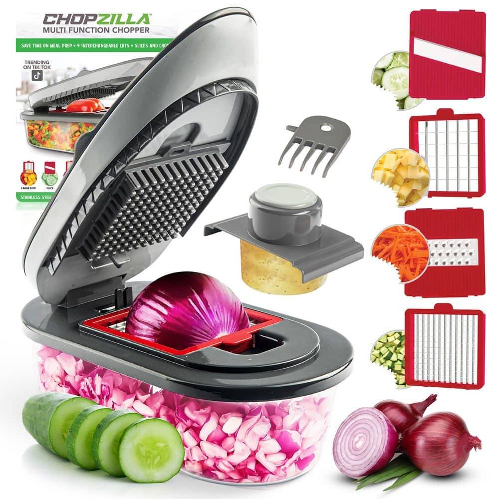 Chopzilla Gray Multi Function Chopper with 4 Blades