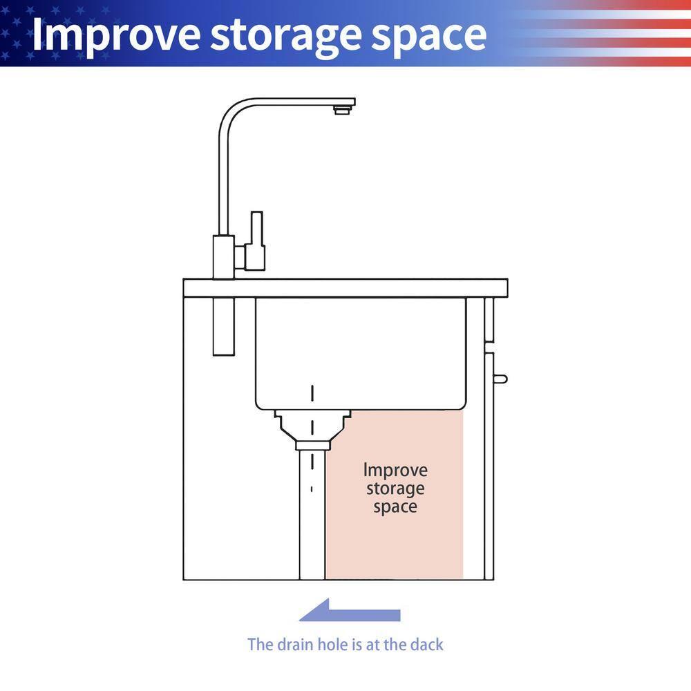 36'' L Farmhouse / Apron Single Bowl Stainless Steel Kitchen Sink