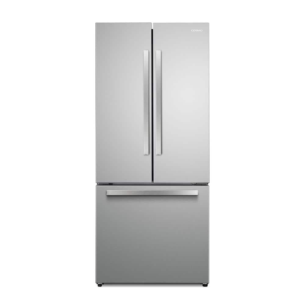 30 in. 17.5 cu. ft. Counter Depth 3-Door French Door Refrigerator with Freezer Drawer in Fingerprint Resistant Stainless Steel