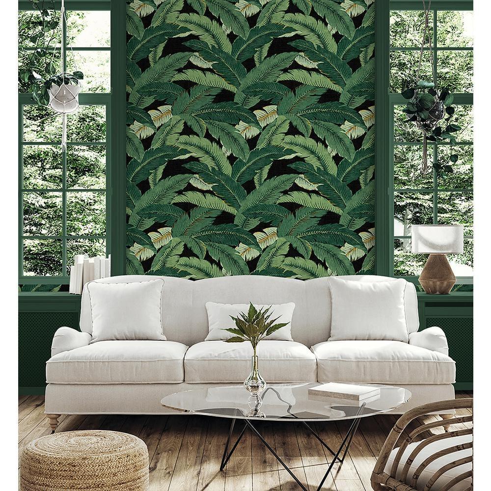 Tommy Bahama Swaying Palms 18' L x 20.5" W Peel & Stick Wallpaper Roll