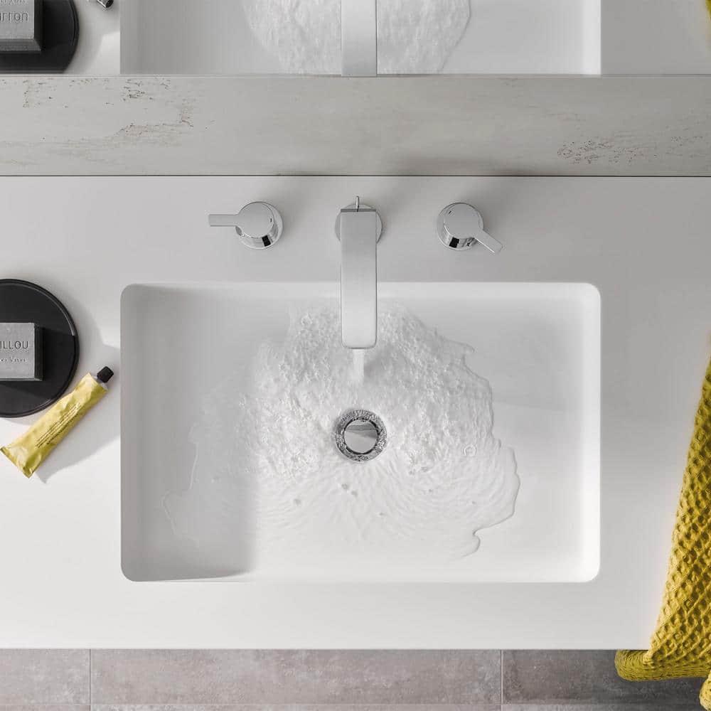 Lineare™ Widespread Bathroom Faucet with Drain Assembly