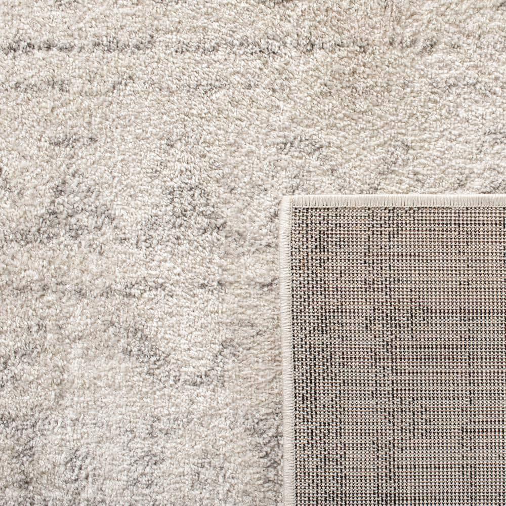 Adirondack ADR119 Machine Made Indoor Area Rug - Ivory/Silver - 6'x9' - Safavieh