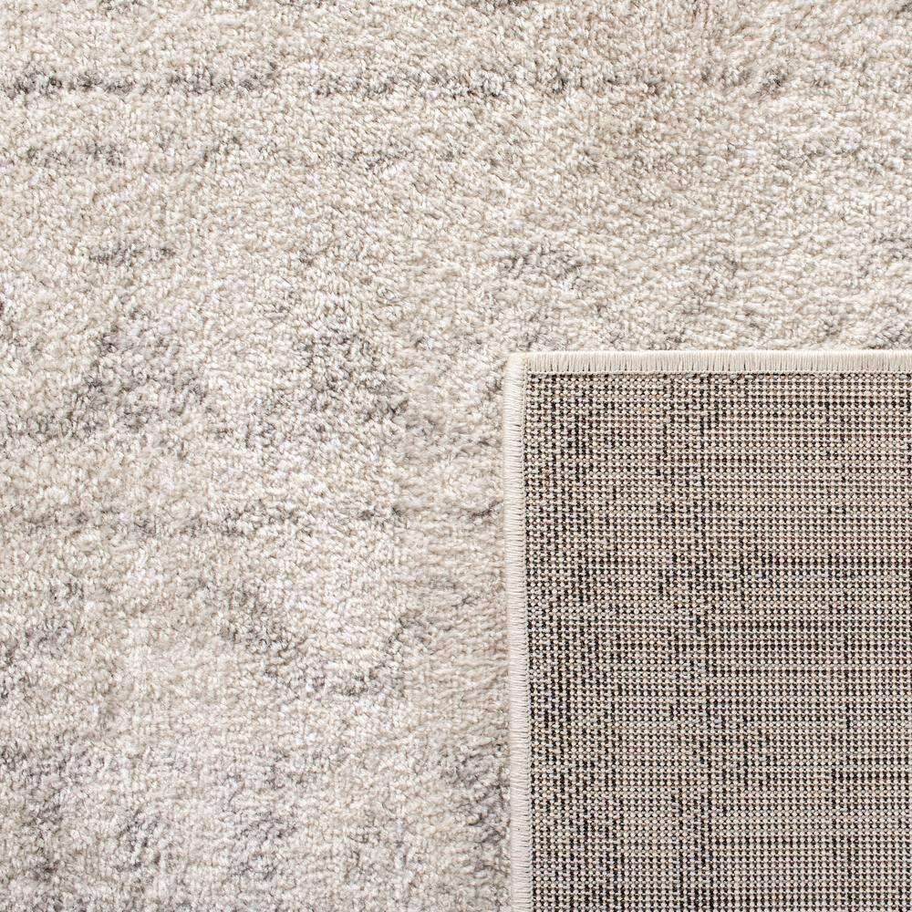Adirondack ADR119 Machine Made Indoor Area Rug - Ivory/Silver - 6'x6' - Safavieh